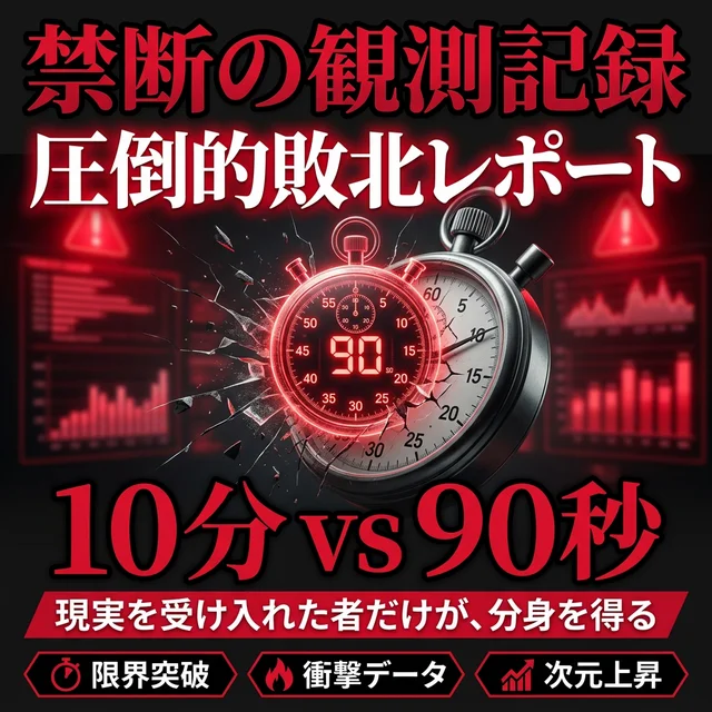 特典2: 10分vs90秒 敗北レポート