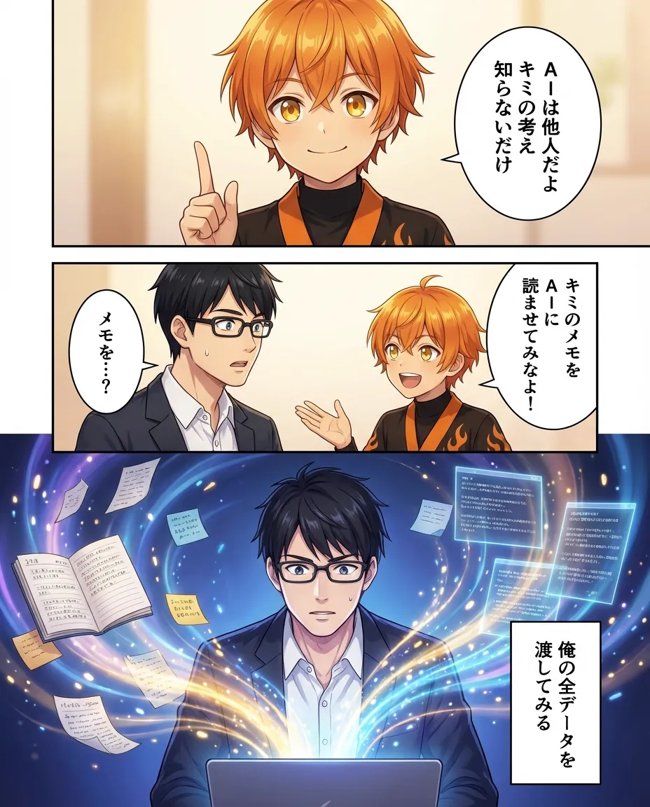 漫画2: 出会いと行動